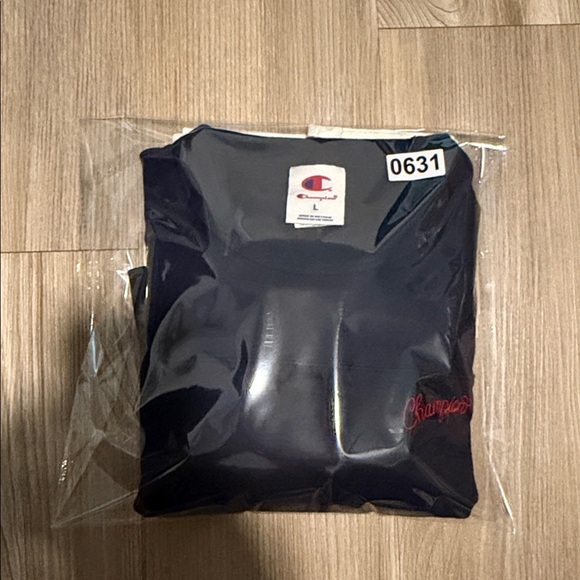 Champion Women's French Terry Sweatshirt - Navy XS, L & XXL - Picture 13 of 13